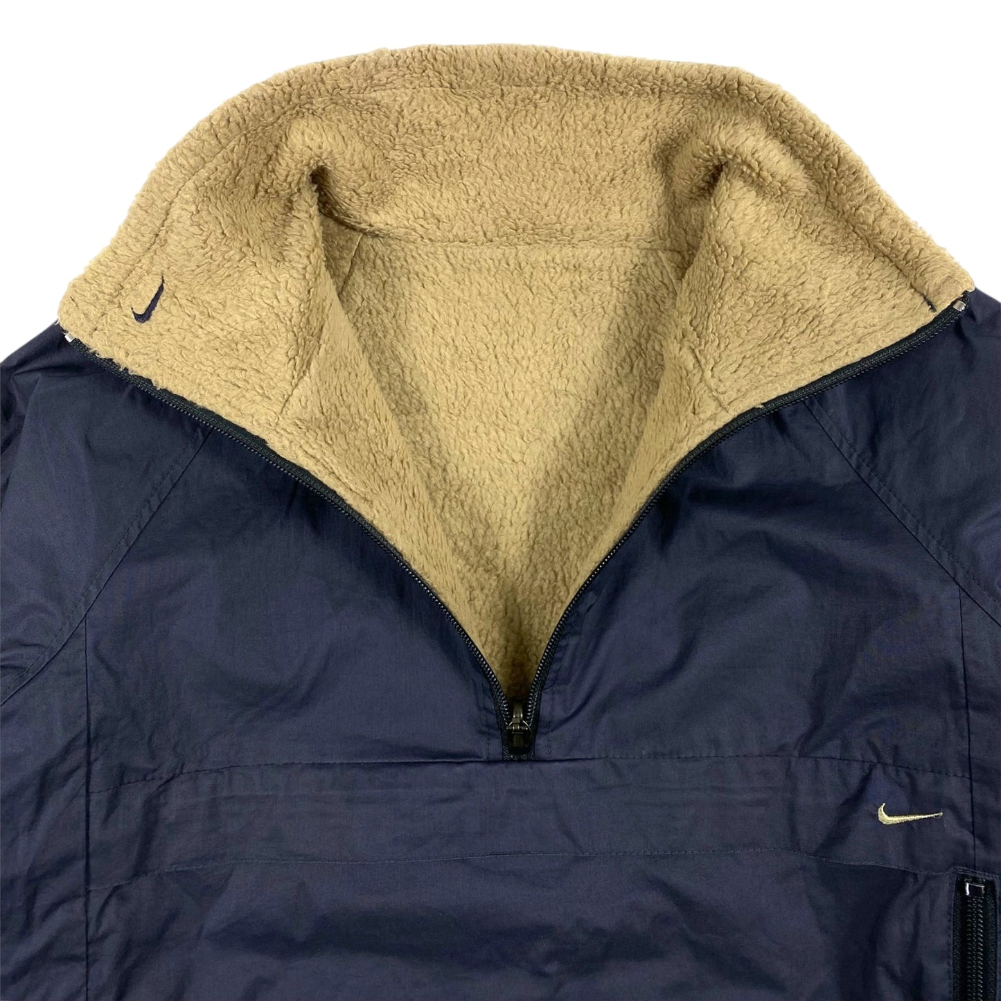 Nike Reversible Fleece Pullover Beige