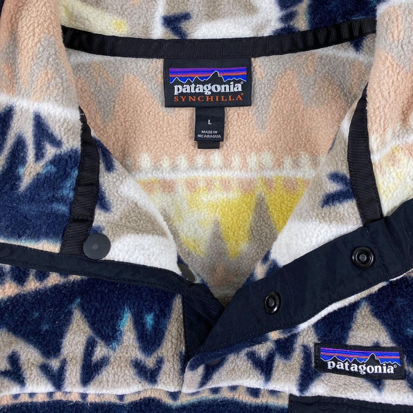 Patagonia Printed Synchilla Snap-T Jacket