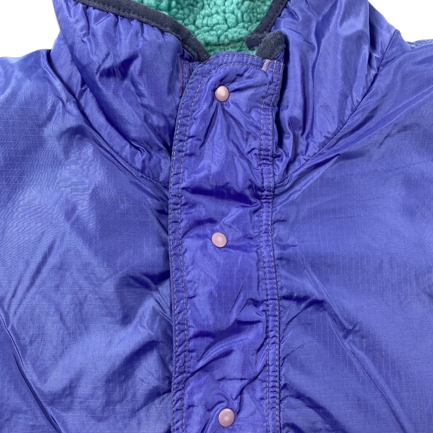 1992 Patagonia Reversible Pile Glissade
Pullover, Sea Green