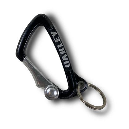 Oakley Carabiner Keychain Accessories, Black,Silver, One Size