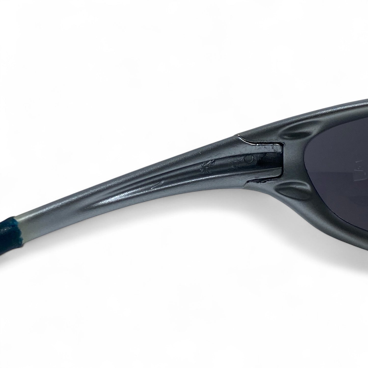 Oakley XX Twenty Ice Iridium Sunglasses Silver Blue