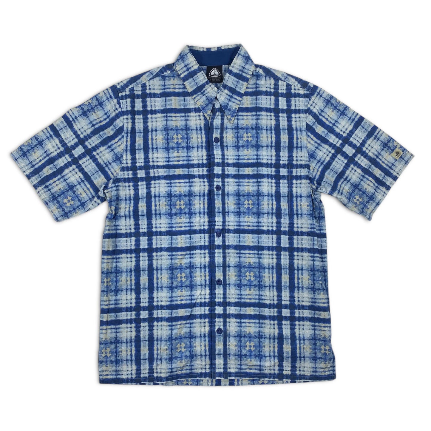 Nike ACG Hidden Pocket Short Sleeve Check Shirt