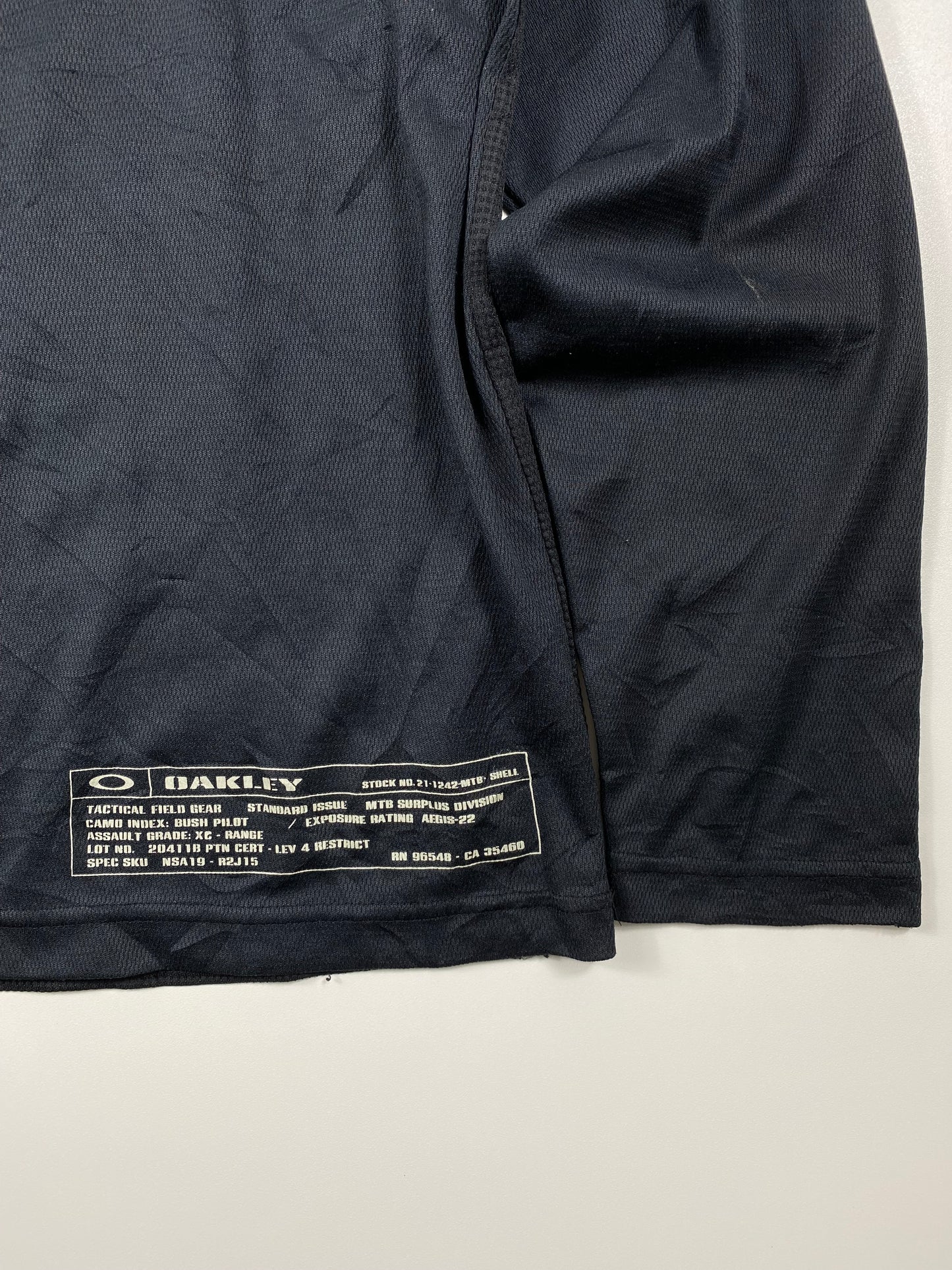 Vintage 90’s Black Oakley Tactical Zip Up Jacket