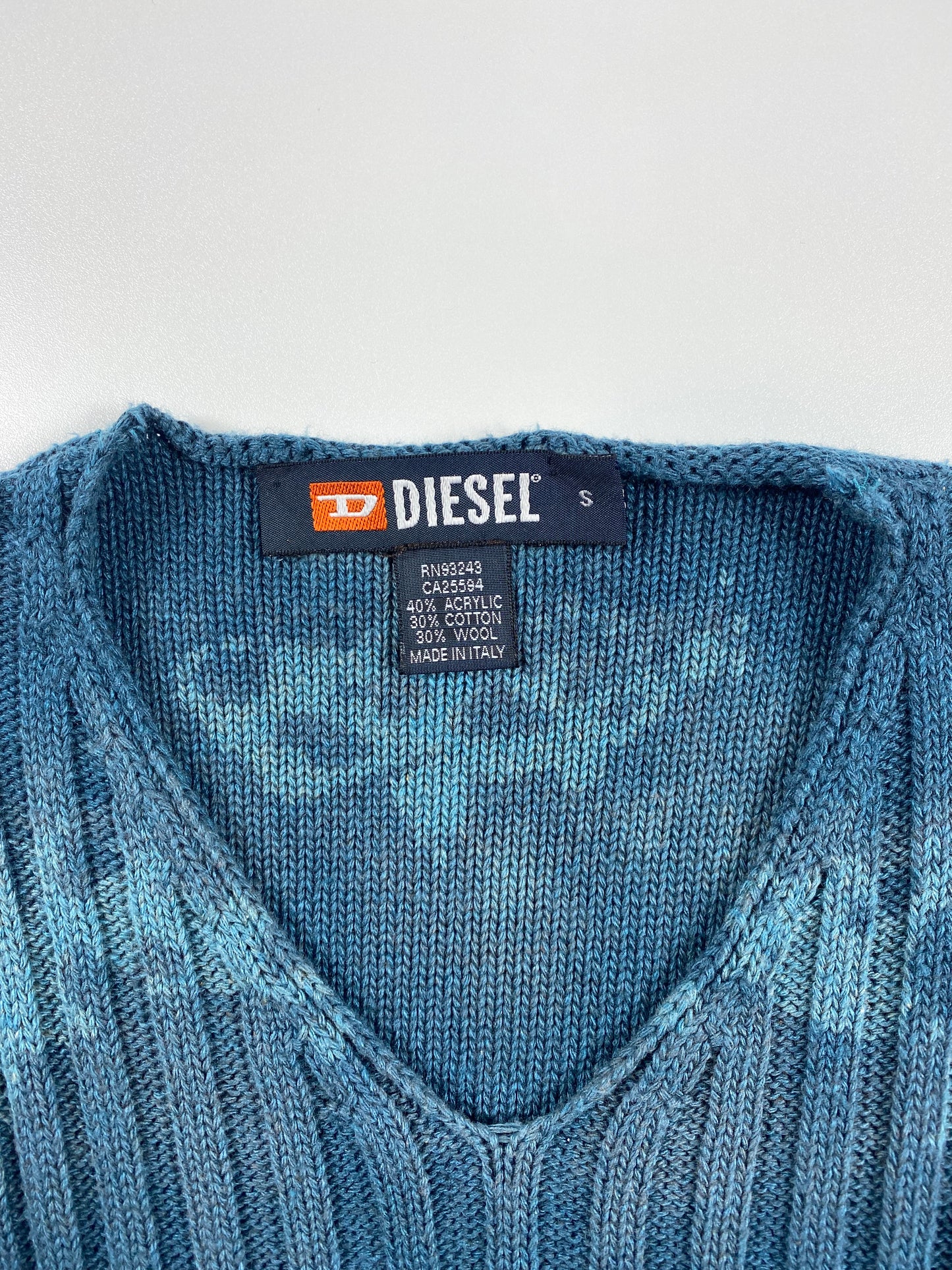 Vintage Diesel Knit Tank Top Small