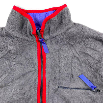 Vtg 80s Patagonia Glissade Reversible Fleece Windbreaker Pullover Jacket