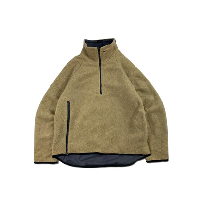 Nike Reversible Fleece Pullover Beige