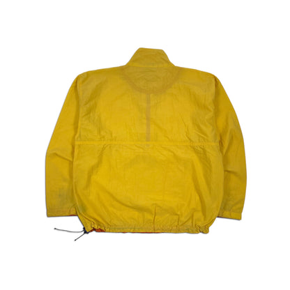 Vintage 90s Gap Yellow Windbreaker Pullover Jacket