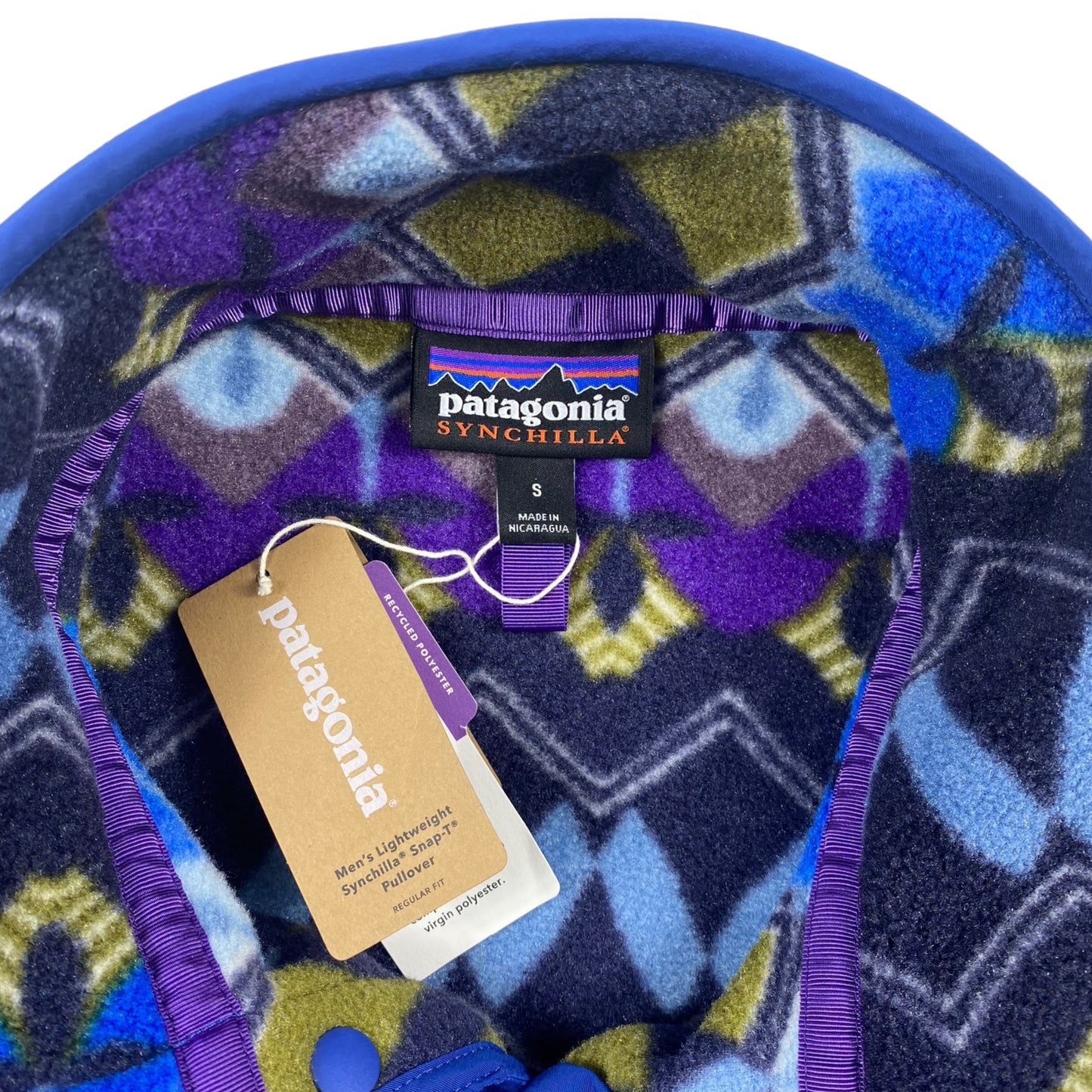 Patagonia Printed Synchilla Snap-T Fleece Jacket