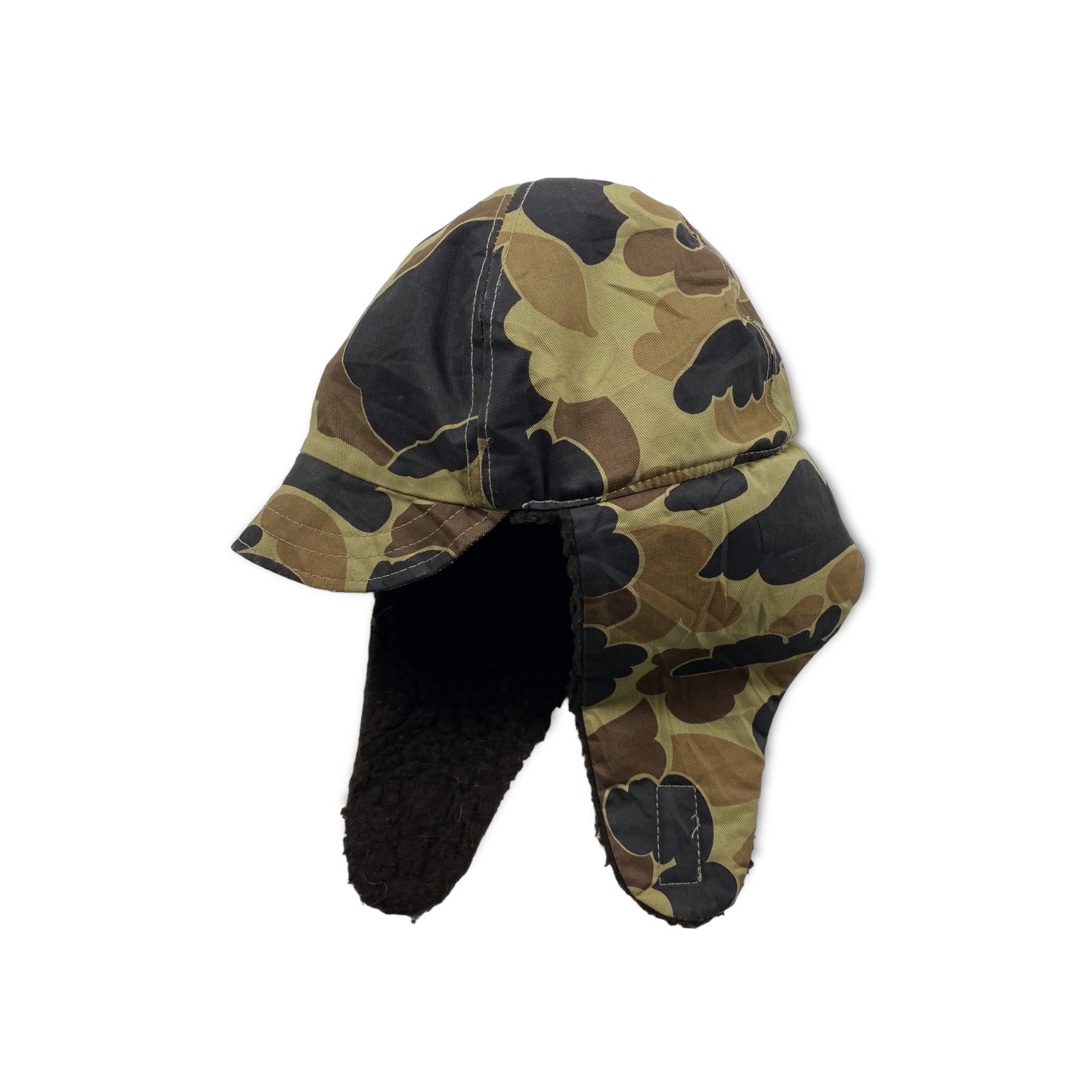 Vintage Columbia Duck Camo Winter Flap Hat