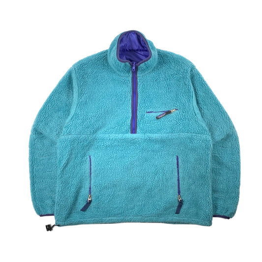 1992 Patagonia Reversible Pile Glissade
Pullover, Sea Green