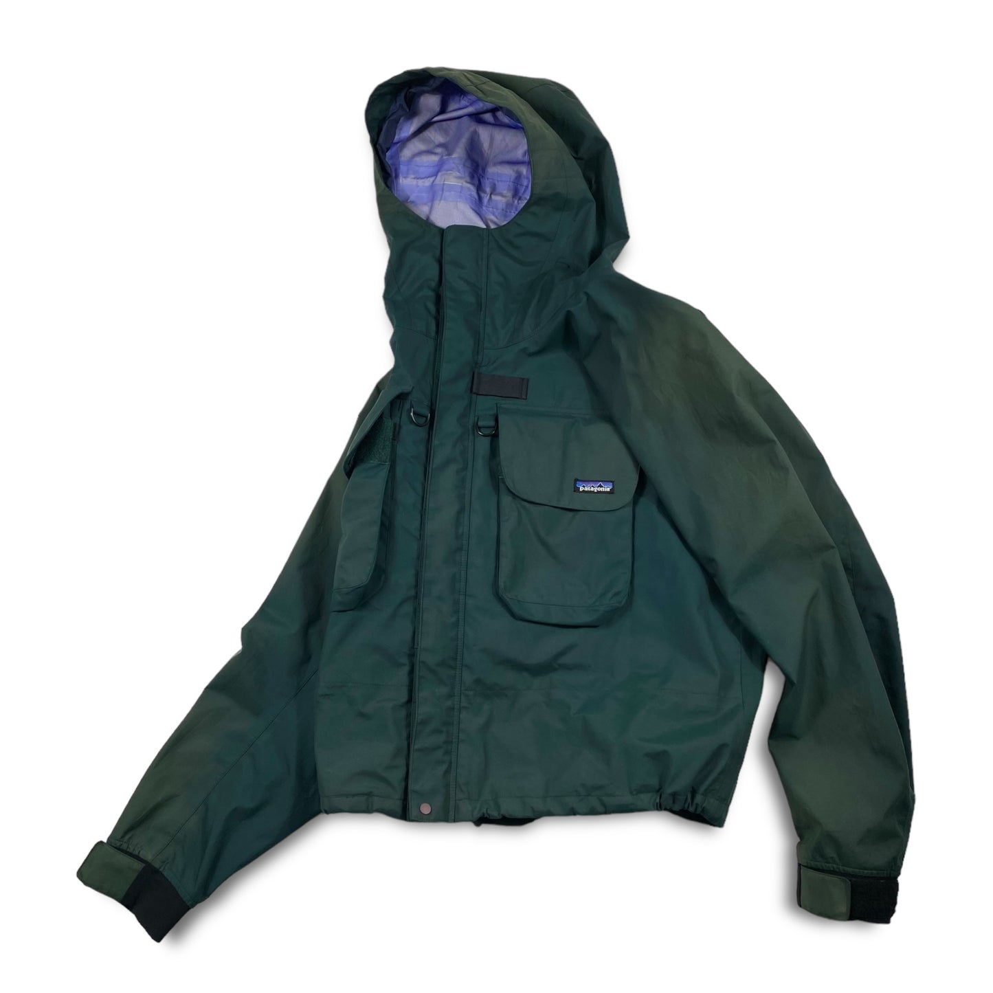 00’s Patagonia SST Fly Fishing Wading Outdoor Jacket Green