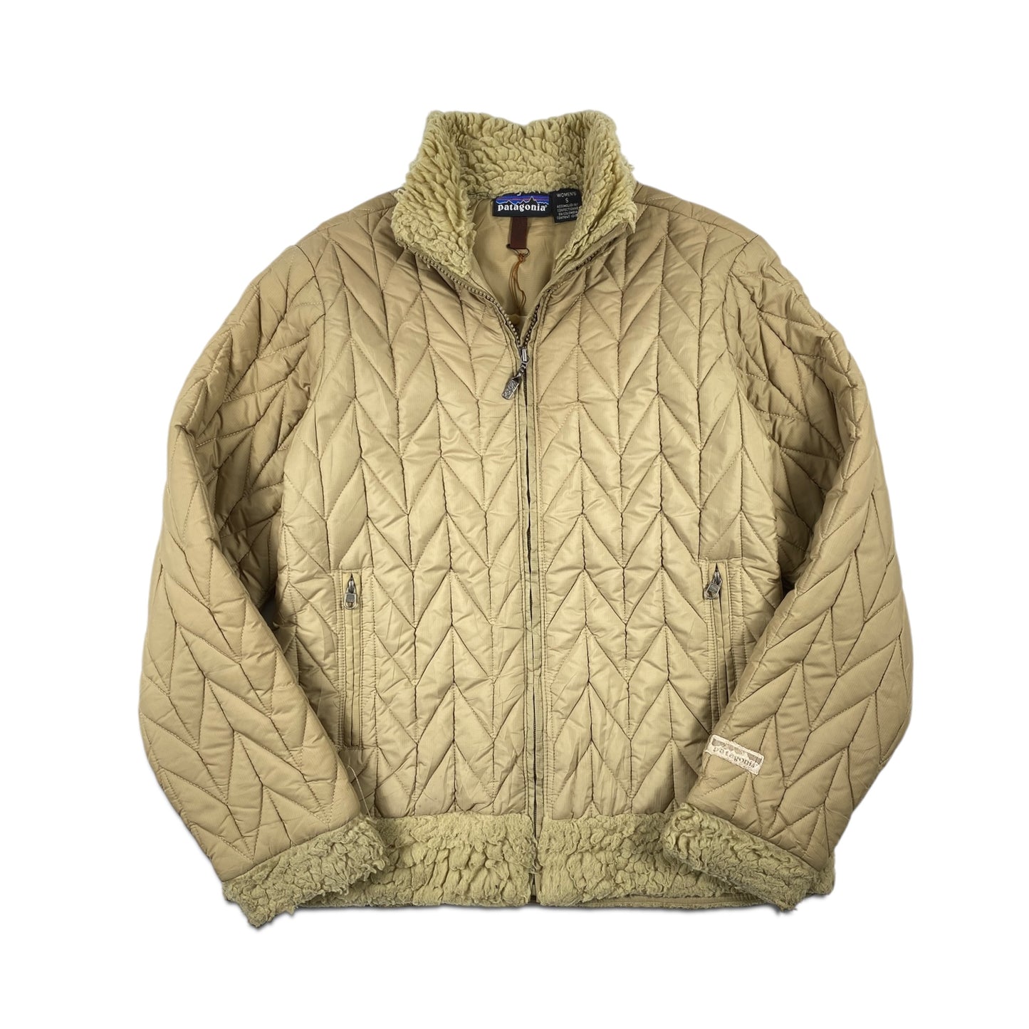 Patagonia Quilted Chevron Jacket Sherpa Women