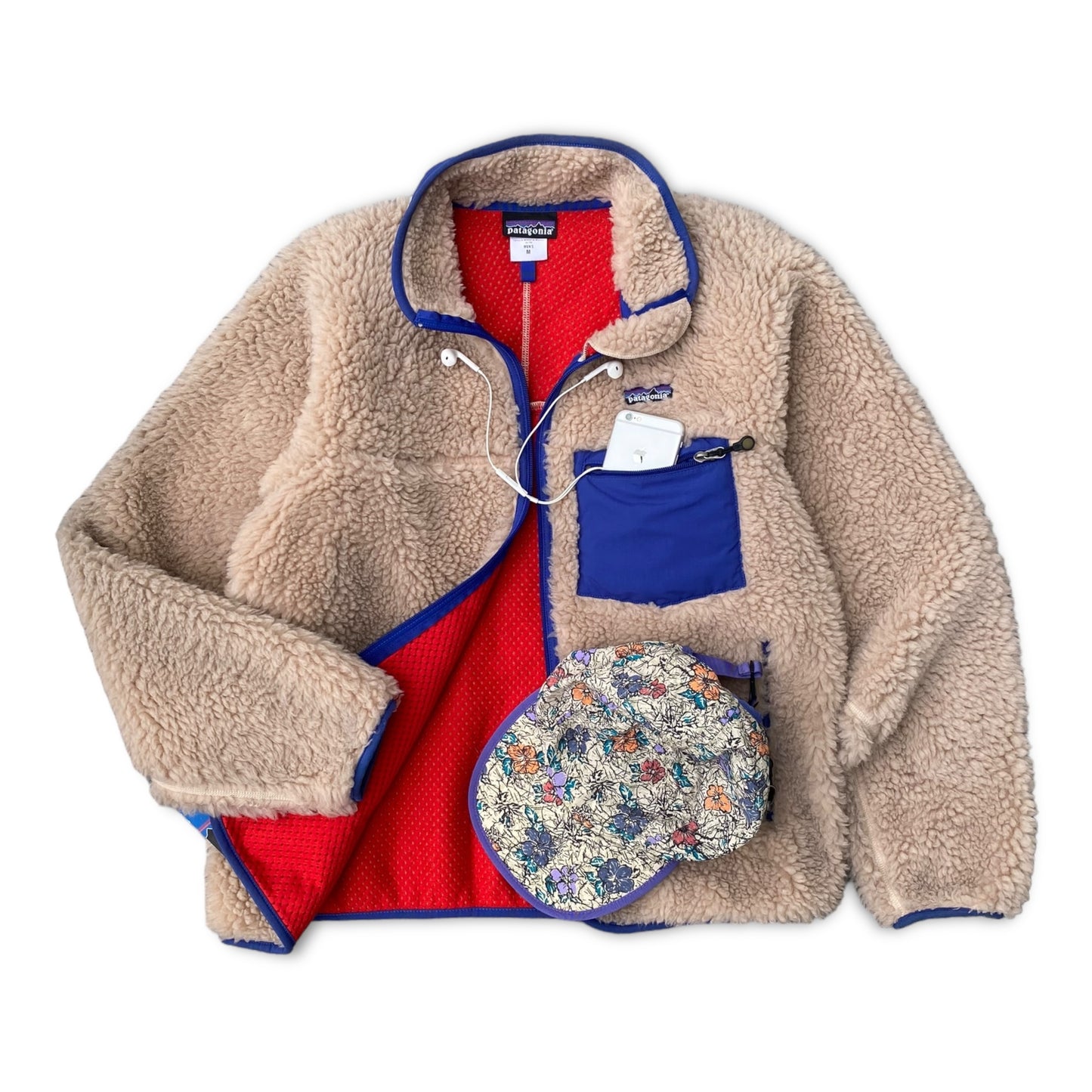 Patagonia "Deep Pile" Classic Retro
Cardigan, Natural & Fire 2004’s