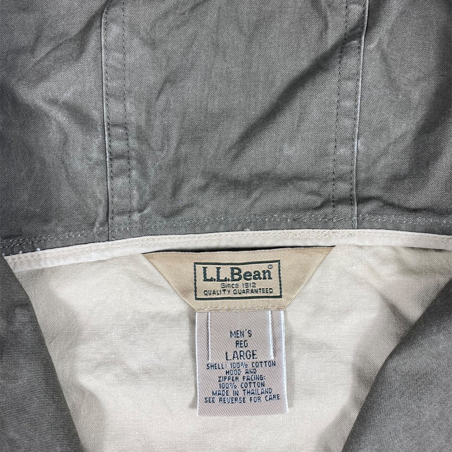 Vintage LL Bean Half Zipper Hoodie