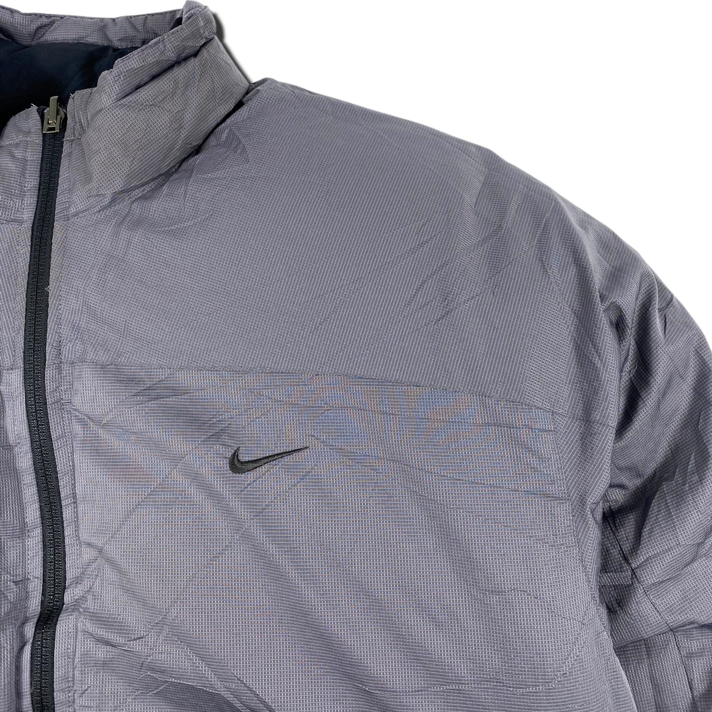 Vintage Nike Swoosh Logo Reversible Puffer Jacket Parka