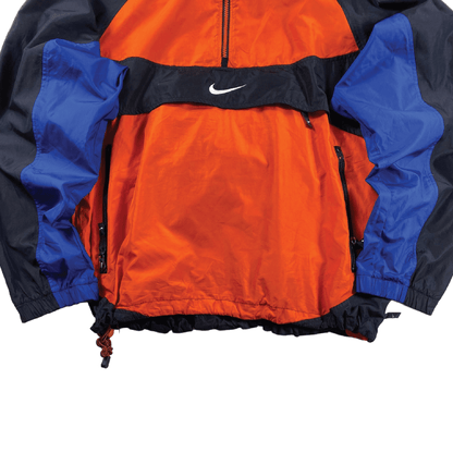 Vintage 90s’ Nike ACG. Jacket packable rainproof orange/blue/black