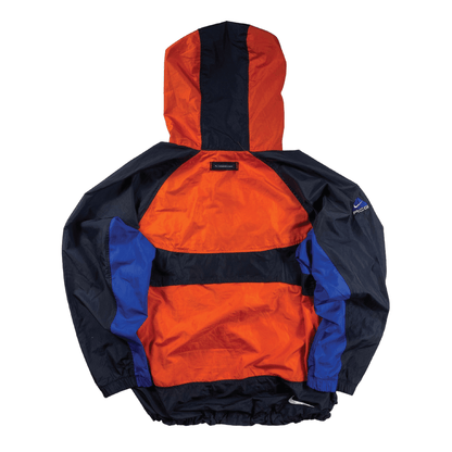 Vintage 90s’ Nike ACG. Jacket packable rainproof orange/blue/black