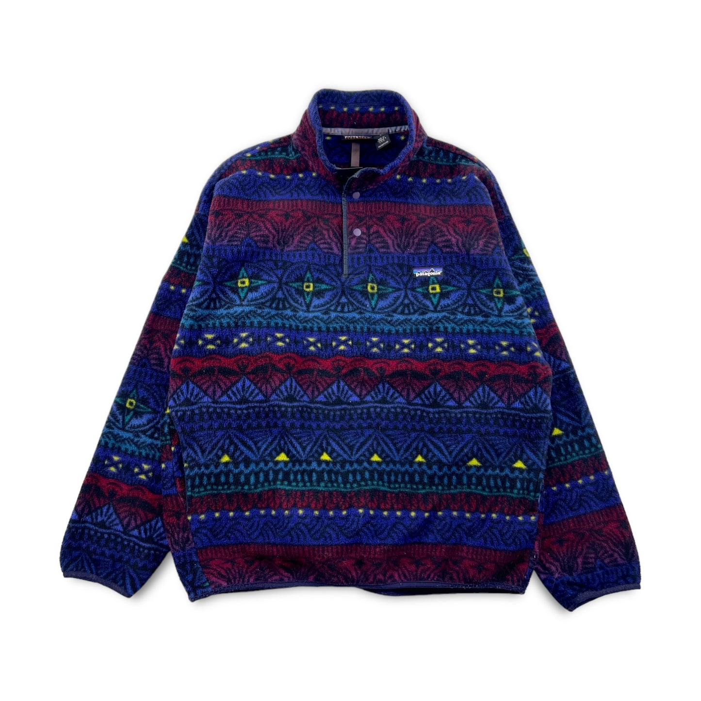 Patagonia Printed Synchilla Snap-T Tradewinds Jacket 90’s