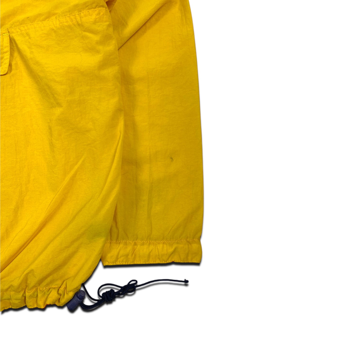 Vintage 90s Gap Yellow Windbreaker Pullover Jacket