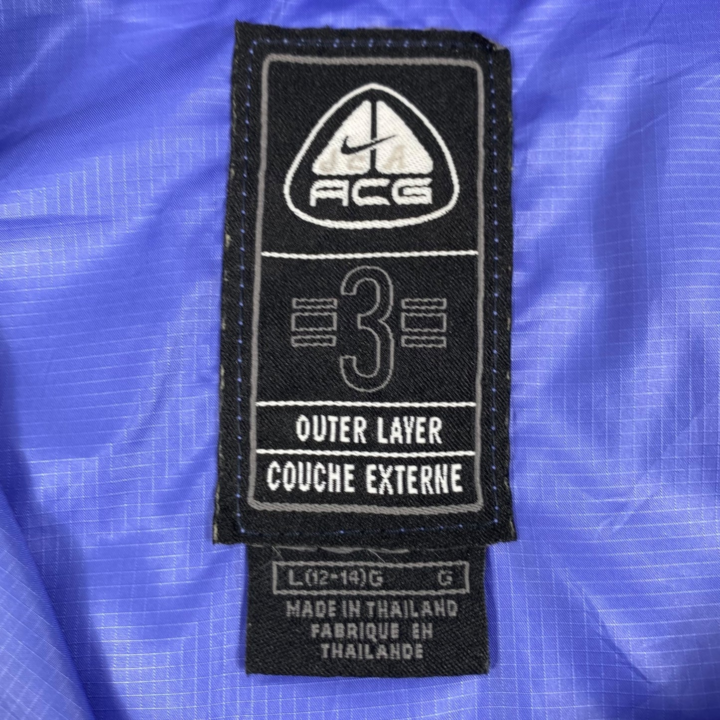 Nike ACG Oregon series 3 outer layer couche extreme