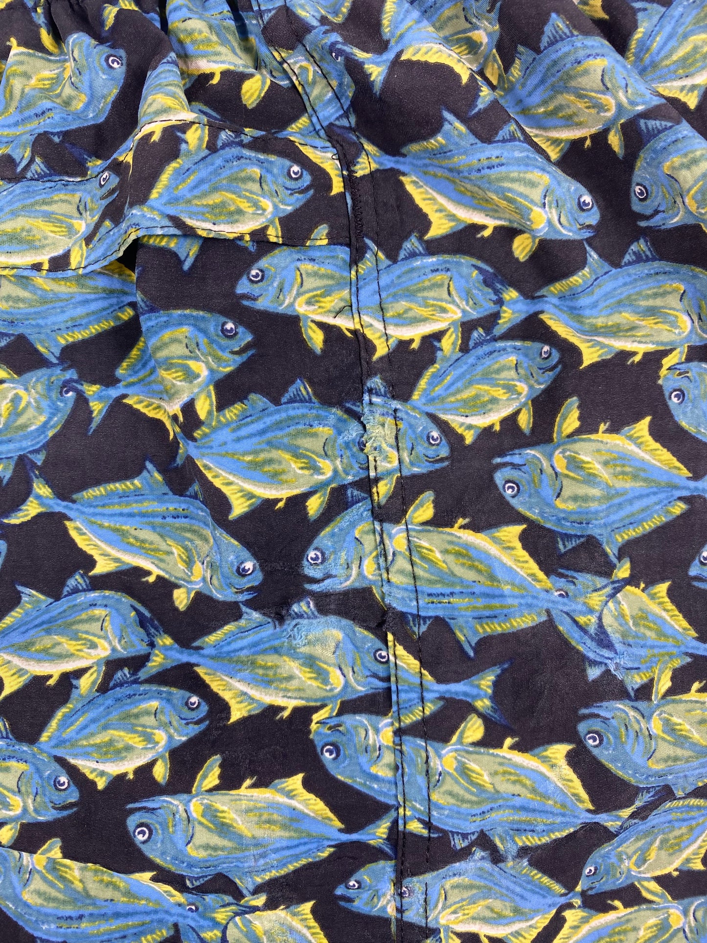 Patagonia Mens 5" Printed Nylon River Shorts, Fish (00’s)