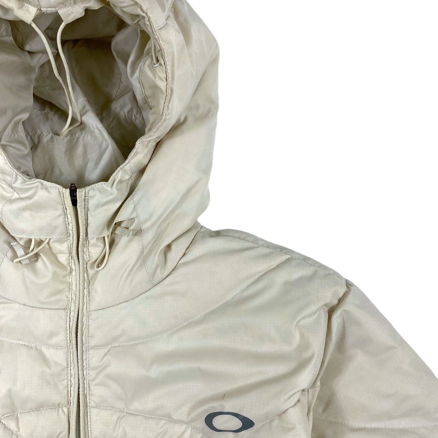 Vintage 2007 Oakley multi pocket hooded down puffer