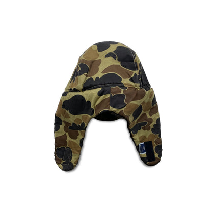 Vintage Columbia Duck Camo Winter Flap Hat