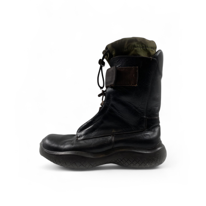 Prada AW99 Square Toe Vibram Combat Boots